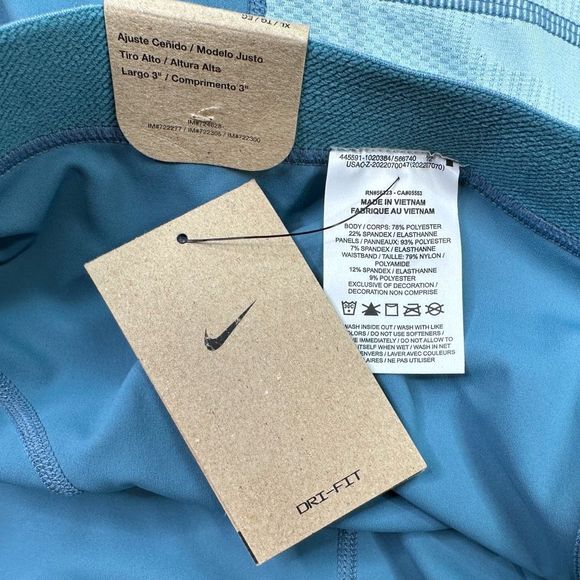 Nike One Dri-FIT Leggings / Nike Pro Dri-FIT Shorts Bundle - Size XL - Picture 7 of 8